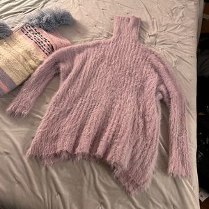 Pink fashion nova sweater dress size small